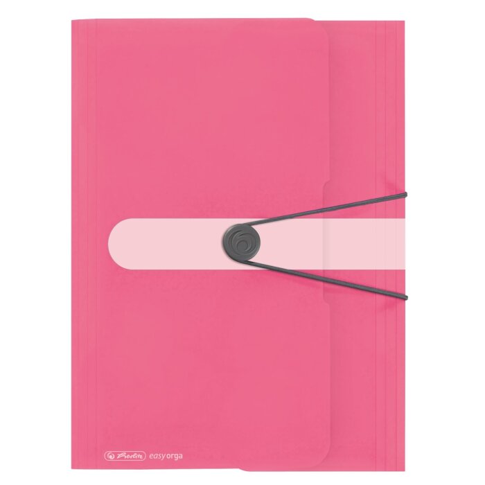 herlitz doska s gumičkou easy orga to go, A4, PP - Color-Blocking "Indonesia Pink"