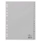 DURABLE Kunststoff-Register, A-Z, A4, PP, 20-teilig, grau