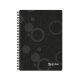 oxybag Collegeblok A4 PP linkovaný 60 listov Black and White čierny