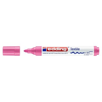 edding 4500 textilný popisovač - ružovkastý