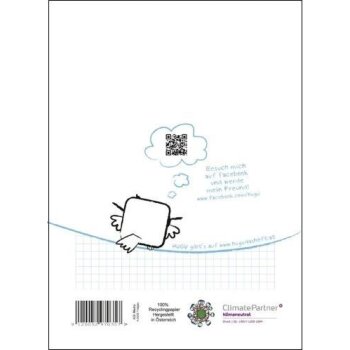 HUGU Schulheft A5 karriert 5mm mit Rahmen 20 Blatt