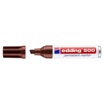 edding 500 Permanentmarker braun