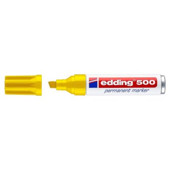 edding 500 Permanentmarker gelb