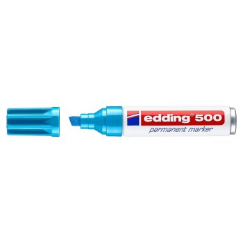 edding 500 Permanentmarker hellblau