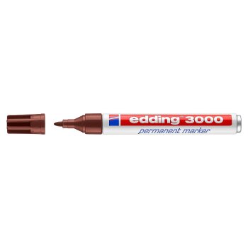 edding 3000 permanentný popisovač - hnedý