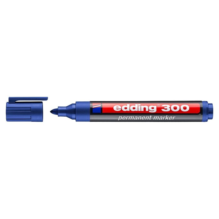 edding 300 Permanentmarker blau