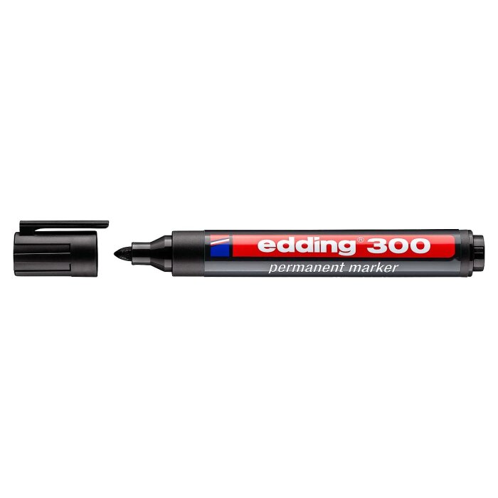 edding 300 Permanentmarker schwarz
