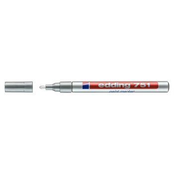 edding 751 lakový popisovač - strieborný