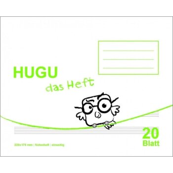 HUGU hudobný zošit so zápisom...