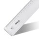 ARISTO College Lineal 40 cm, transparent, mit Facette, Tuschekante (AR23040)