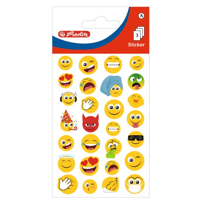 herlitz samolepky - Emoji Faces