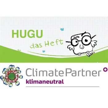 HUGU Schulheft A6 glatt 40 Blatt