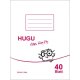 HUGU Schulheft A6 glatt 40 Blatt