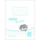 HUGU Schulheft A6 kariert 5mm 20 Blatt