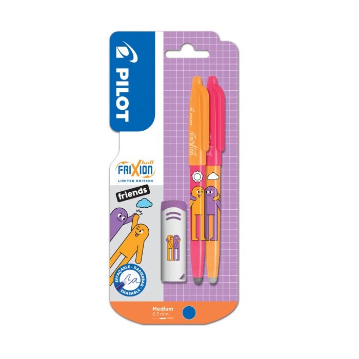 PILOT Tintenroller FRIXION BALL 07 Friends Friends clouds 3er Set