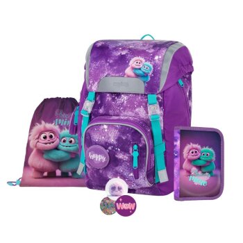 oxybag Schulrucksackset 4-teilig OXY SKY Monster bee mine