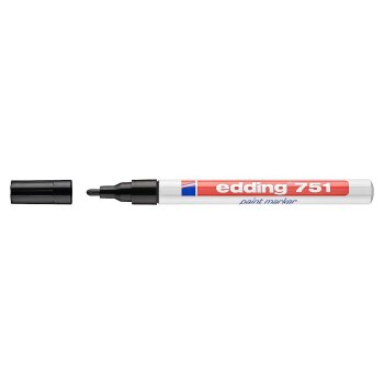 edding 751 lakový popisovač - čierny