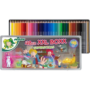 JOLLY Buntstifte Supersticks XXL BOXX 48er MAGIC
