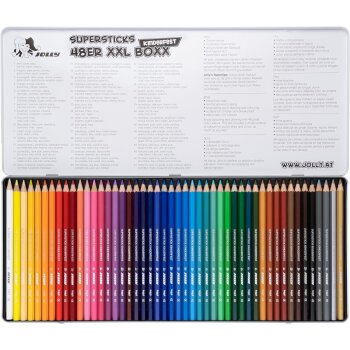JOLLY Buntstifte Supersticks XXL BOXX 48er MAGIC