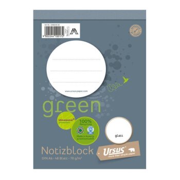 URSUS [OE] Notizblock A6 48 Blatt glatt