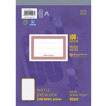 URSUS [OE] poznámkový blok - A5 - 48 listov...
