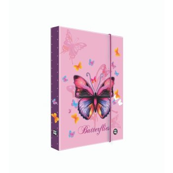 oxybag Heftbox Jumbo A5 Butterfly rosa/pink