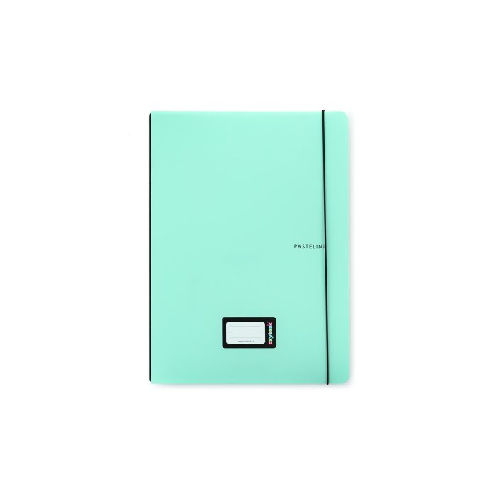 oxybag Zošit PP Oxybook, na gumičku, formát A4, 40 listov - PASTELINI zelený