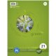 URSUS green špirálový blok College - A4 - 80 listov - 9 mm - linajkový - prémiový biely