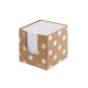 herlitz box na poznámkové papieriky Pure Glam, 90 x 90 mm - hnedý