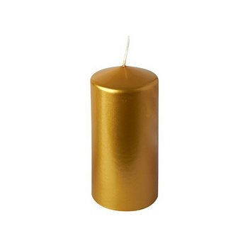 PAPSTAR stĺpová sviečka, 60 mm - zlatá