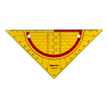 ARISTO Flex Geometrie Dreieck 16cm biegsam neonorange (AR23009NO)