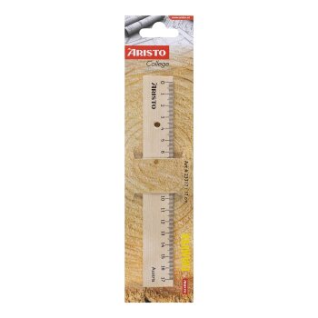 ARISTO College drevené pravítko 17 cm...