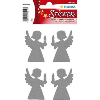 HERMA Weihnachts-Sticker DECOR Filz "Engel",...