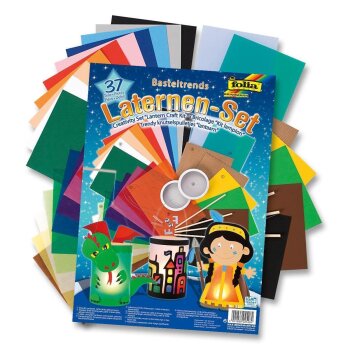 folia Basteltrends Laternen-Set 37-Teile