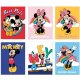 ARGUS Notizblock 9 x 12 cm 25 Blatt Disney Mickey, Minnie Motive