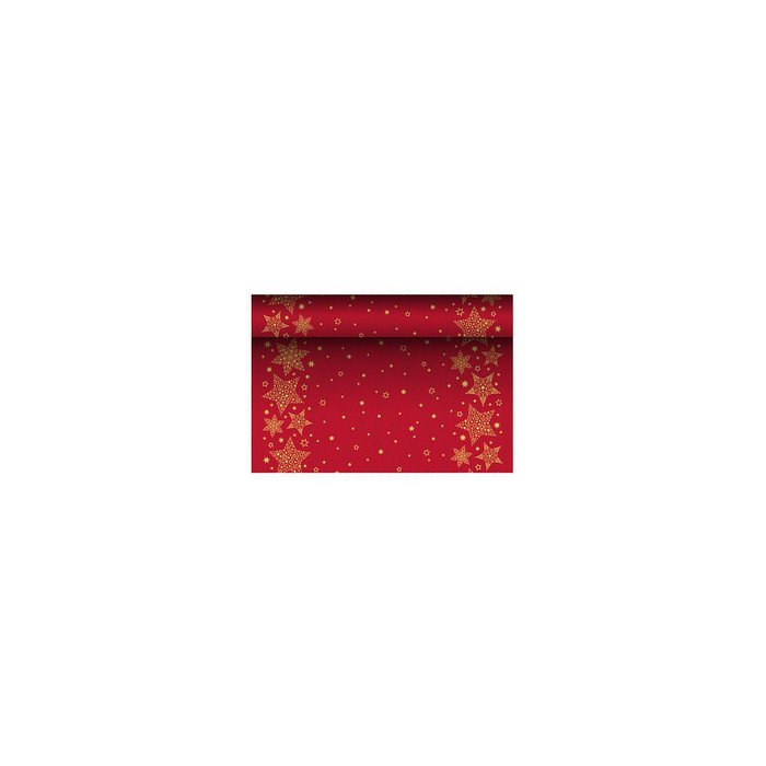 PAPSTAR Weihnachts-Tischläufer "Christmas Shine", rot